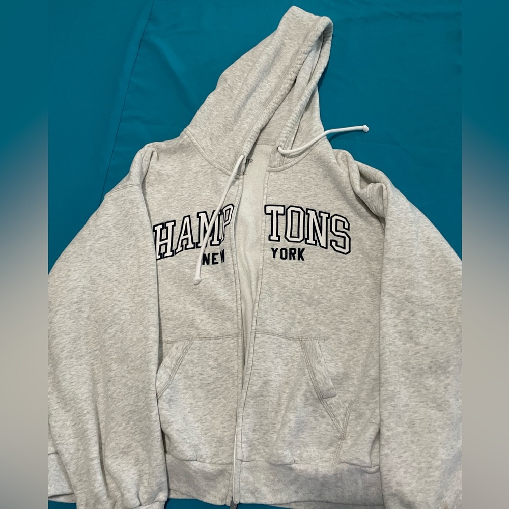 Hollister grey Hampton NY Jacket